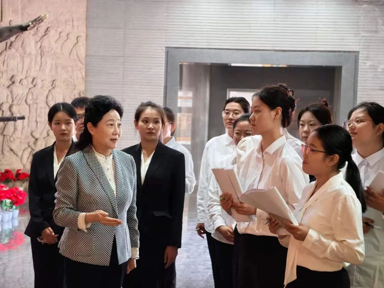 尚晏芝主任受邀为晋察冀边区革命纪念馆开展宣教业务培训